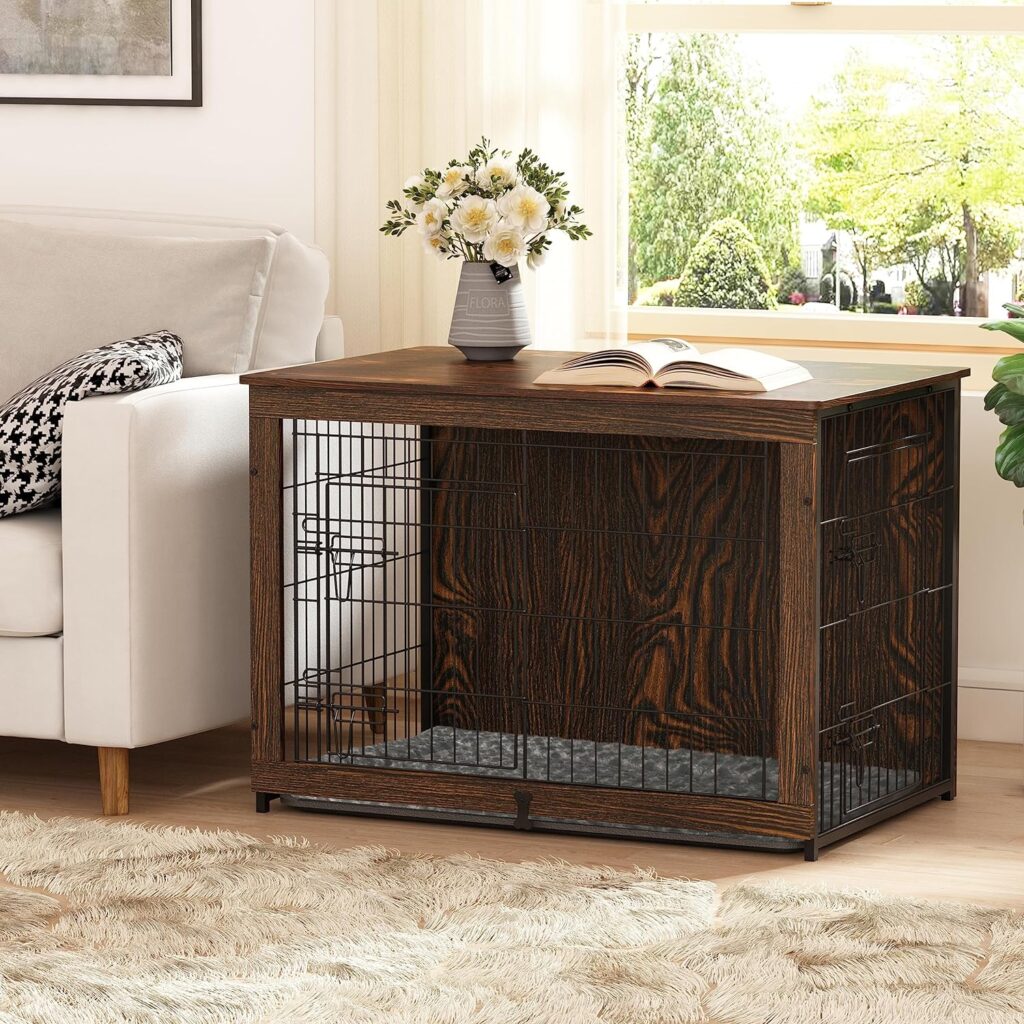 Dog Crate with Storage