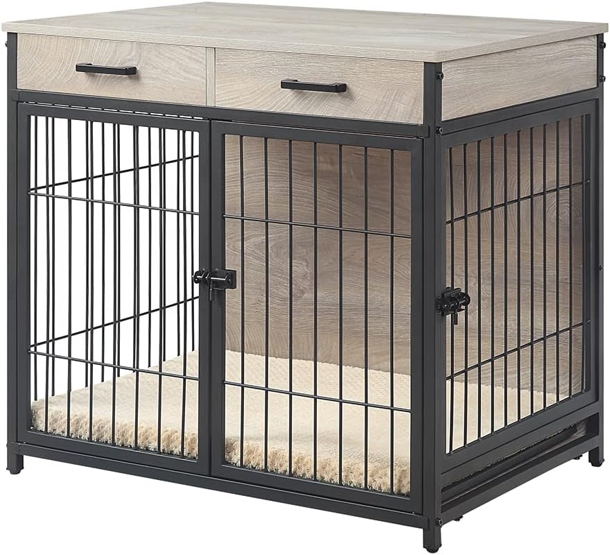 Dog Crate Furniture with Storage